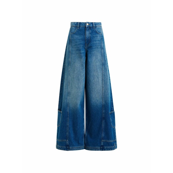 エッセンシャルアントワープ レディース デニムパンツ ボトムス Flap pocket flared jeans Blue|asty