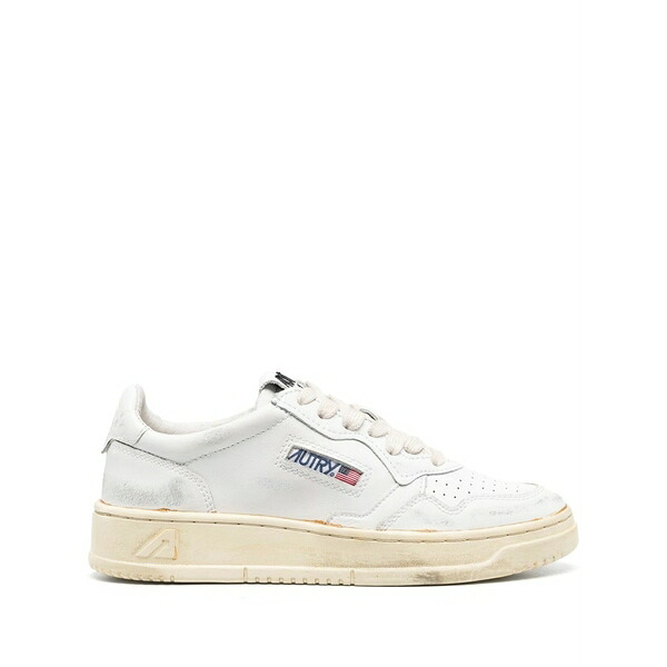 オートリー レディース スニーカー シューズ Branded heel sneakers White