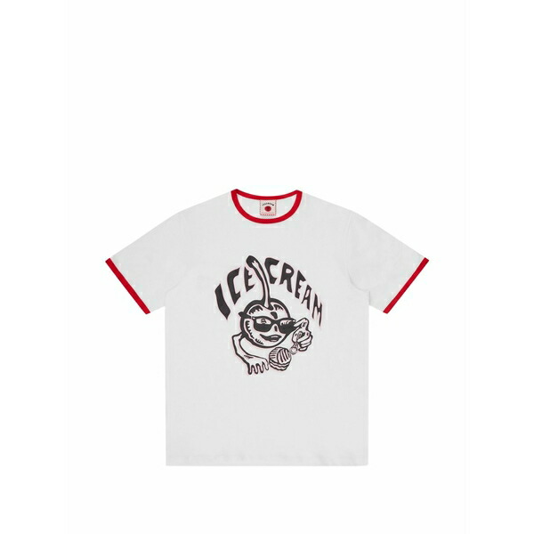 クリーム レディース ティーシャツ トップス Graphic-print t-shirt White