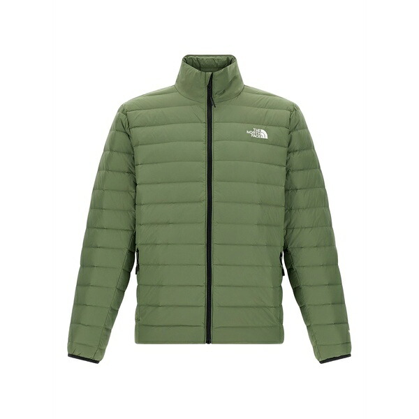北の方人間の顔 メンズ 厚地の外套 アウター Quilted high-neck jacket Green