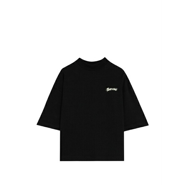 バロウ レディース ティーシャツ トップス Printed boxy t-shirt Black