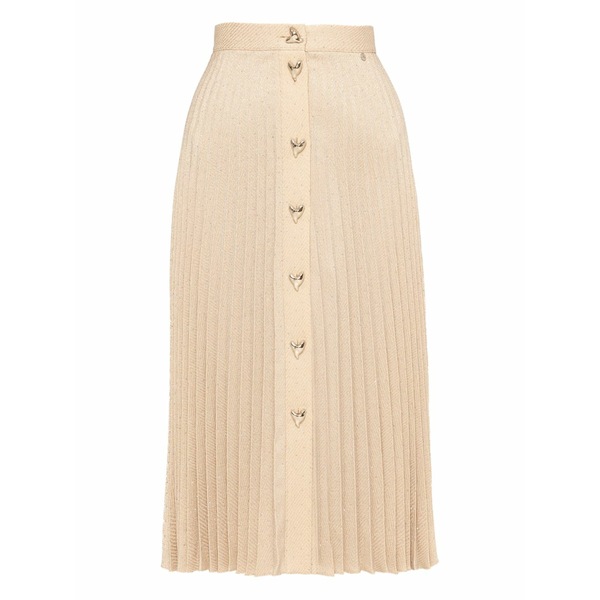 ニッサ レディース スコート ボトムス Pleated MIDI skirt Neutrals