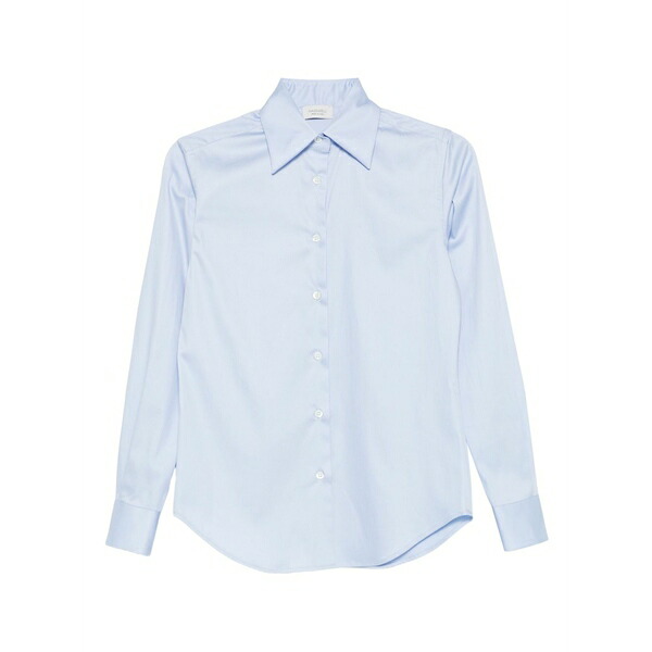 マッザレッリ レディース プルオーバー トップス Long-sleeve button-up shirt Blue