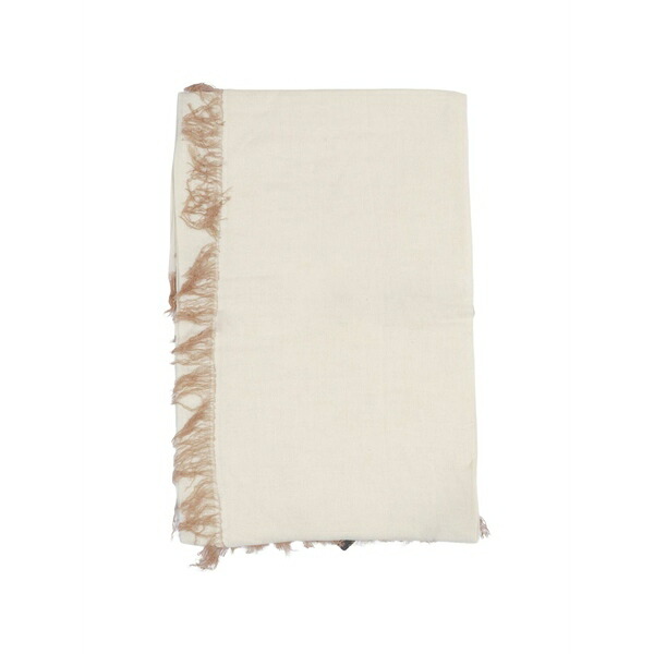 ファリエロ サルティ レディース 消音装置・袈裟・えり巻き 添え物 Kashy frayed scarf Neutrals