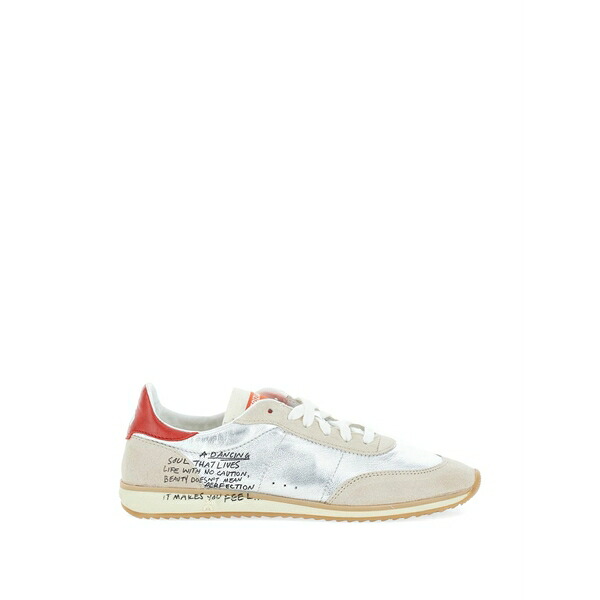 パトリツィア ペペ レディース スニーカー シューズ Running skin laminated sneakers Silver