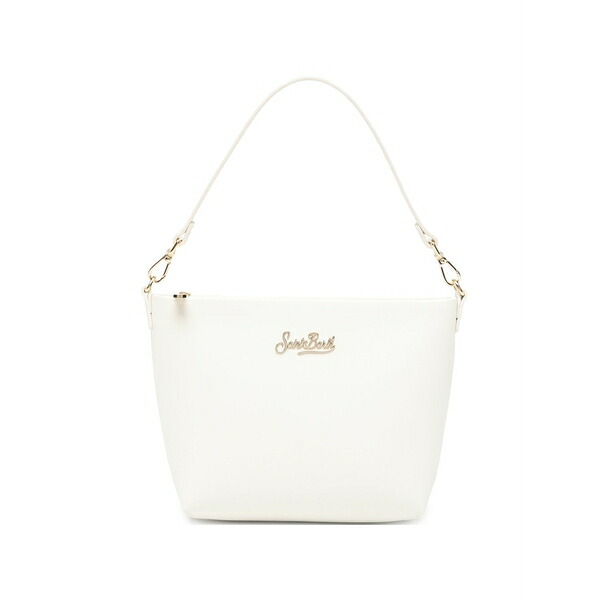 エムシーツーセイントバース レディース トートバッグ 御徒面子 Aline logo-plaque shoulder bag Neutrals