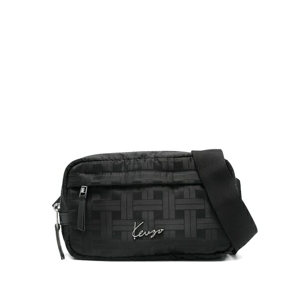 ケンゾー メンズ 商行為系 御徒面子 Mura monogram belt bag Black