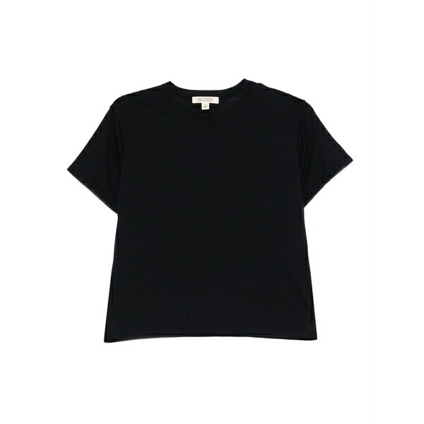 ニリロータン レディース ティーシャツ トップス Short-sleeve cotton t-shirt  Blue