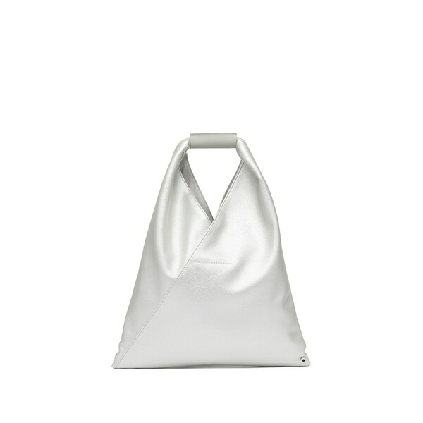 マルタンマルジェラ レディース トートバッグ 御徒面子 Japanese top-handle tote bag Silver