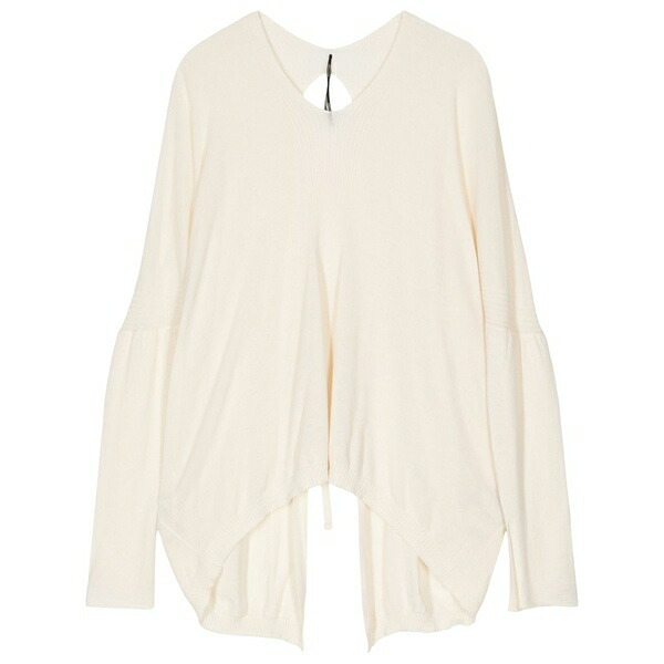 マスナダ レディース 編み物\u0026スウェーター アウター Self-tie jumper White