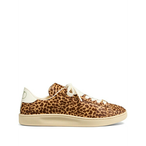 ヴァレンティノ ガラヴァーニ メンズ スニーカー シューズ Royco calf-hair sneakers Brown|asty