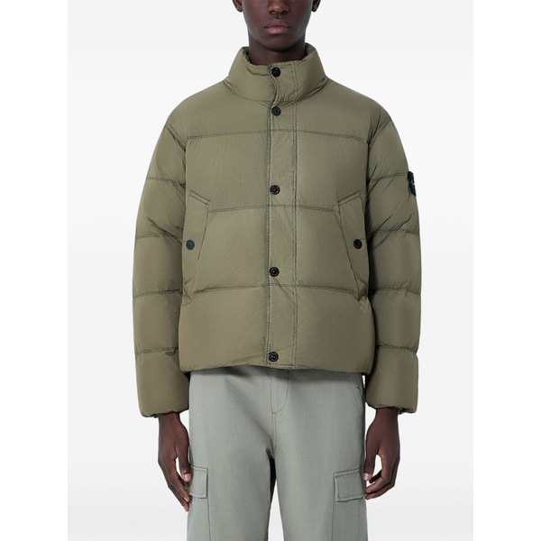 ストーンアイランド メンズ 上衣＆上衣 アウター Quilted padded jacket Green