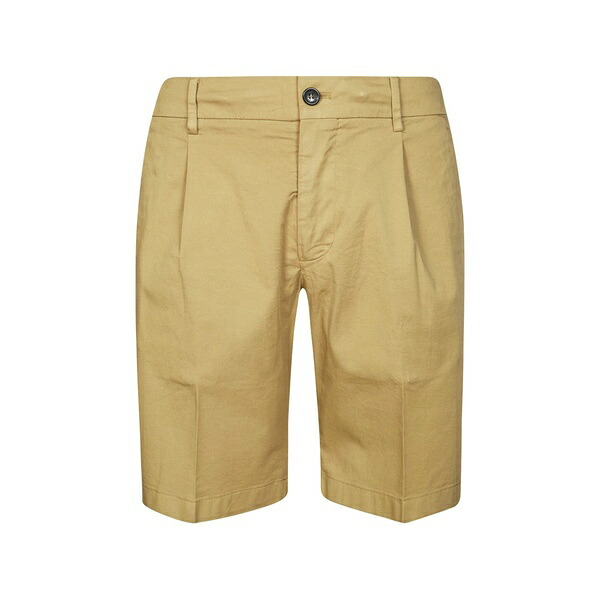 ビーエイブル メンズ 心地好いズボン下 ボトムス Pleated bermuda shorts Neutrals