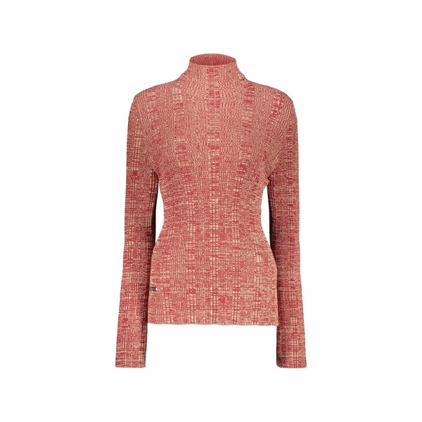 エラリー レディース 編み物\u0026スウェーター アウター Ribbed-knit turtleneck sweater Red