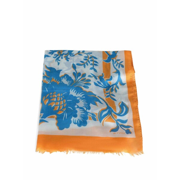 エトロ レディース えり巻き・袈裟・えり巻き 付属物 Floral boheme scarf White