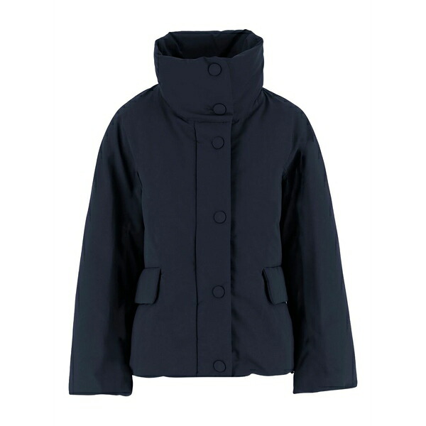 アスペジ レディース 上衣＆上衣 アウター High-collar jacket -