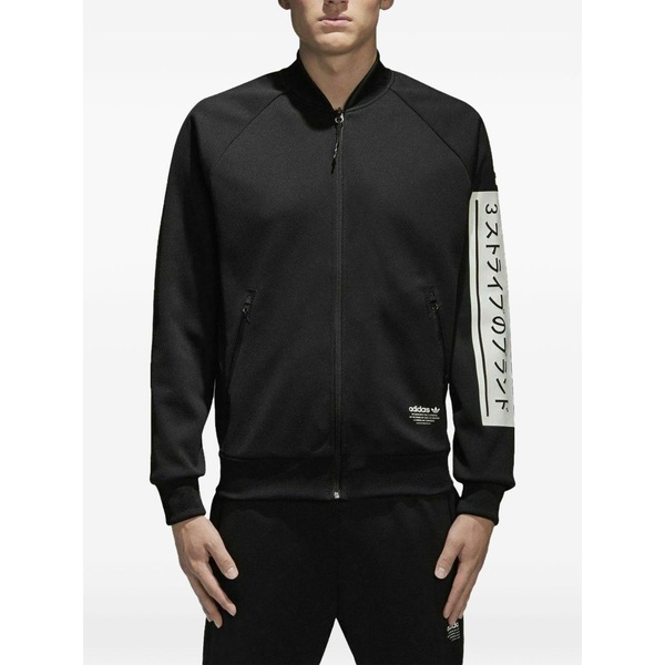 アディダス メンズ パーカー・スウェットシャツ アウター Nmd d long-sleeve sweatshirt Black