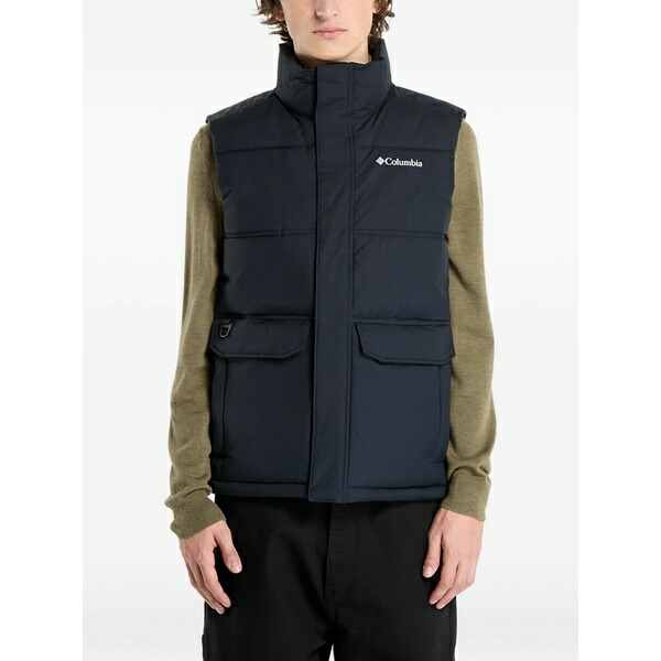 コロンビア メンズ 厚地の外套 アウター Landroamer puffer gilet Black