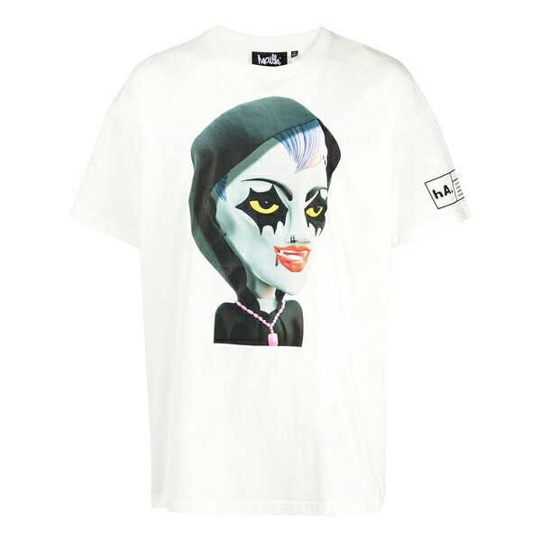 ハクーラ メンズ プルオーバー トップス Dracula\u0027s wife graphic-print t-shirt White