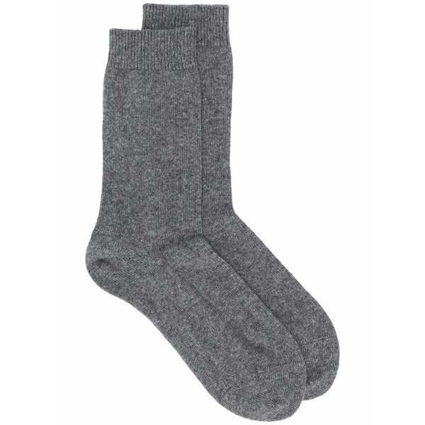 ファルケ レディース ソックス アンダー御召しもの Cosy fine knit socks Grey