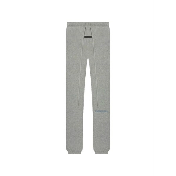 エフオージーエッセンシャルズ メンズ 心地よいズボン下 ボトムス Essentials drawstring track trousers Grey