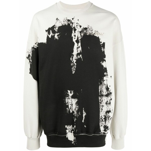 アコールドウォール メンズ パーカー・スウェットシャツ アウター Spray-paint cotton sweatshirt Grey