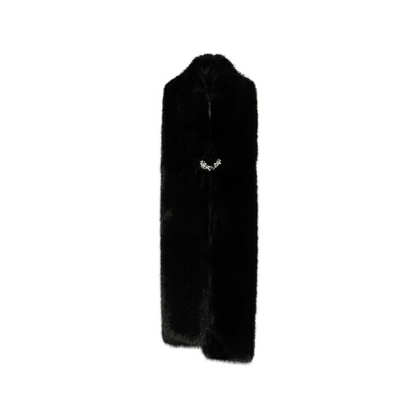 リュージョー レディース 消音装置・袈裟・えり巻き 添え物 Embellished scarf Black