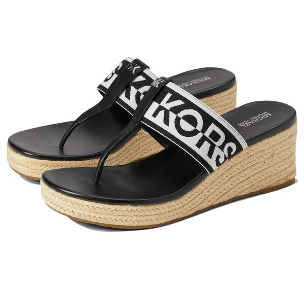 激安 マイケルコース レディース ヒール シューズ Verity Wedge Black Multi navifiesta.com.mx