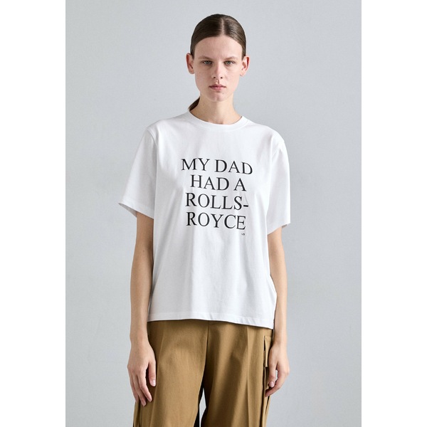 売れ筋商品|||ヴィクトリア ベッカム Tシャツ レディース トップス SHRUNKEN LOGO TEE - Basic T-shirt - white 楽天市場】ヴィクトリア ベッカム レディース Tシャツ トップス