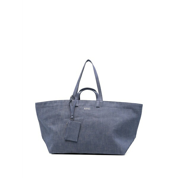 アーペーセー メンズ トートバッグ 御徒面子 Drummer tote bag Blue