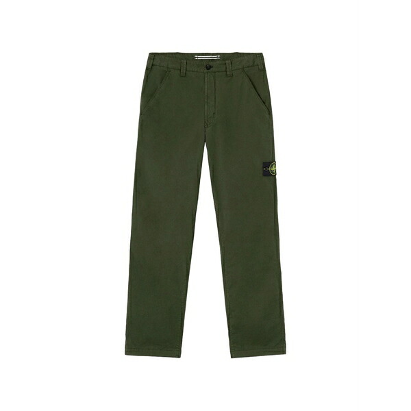 ストーンアイランド メンズ 心地好いズボン下 ボトムス Belt-loop chino pants Green