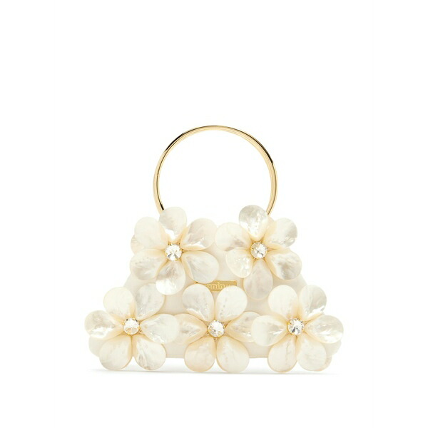 バニナ レディース トートバッグ バッグ Floral-appliqu?? tote bag Neutrals