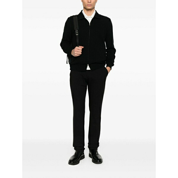 ドンダップ メンズ 心地好いズボン下 ボトムス Dondup trousers Black
