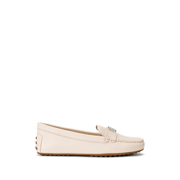 ラルフローレン レディース スリッポン・ローファー シューズ Barnsbury leather loafers Pink
