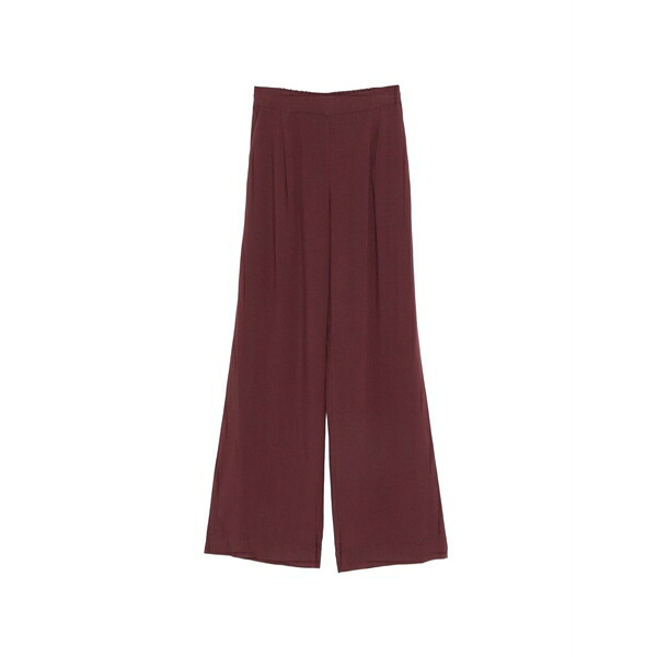 ディキシー レディース 心地好いズボン下 ボトムス Pleated wide-leg trousers Purple