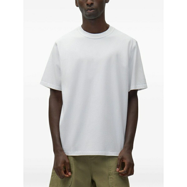 アルテ アントワープ メンズ Tシャツ トップス Crew-neck t-shirt White|asty