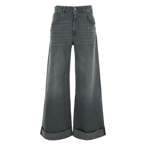 エージーデニム レディース ジーンズズボン下 ボトムス Tokyo cuffed jeans Grey