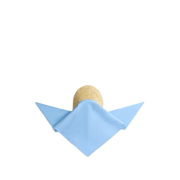 ジャンパトゥ レディース 鳥打ち帽 付属物 Panelled scarf cap Blue