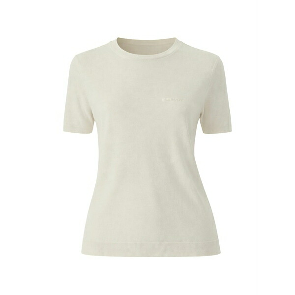 パトリツィア ペペ レディース ティーシャツ トップス Crew-neck t-shirt Neutrals レディースファッション-Tシャツ・カットソー