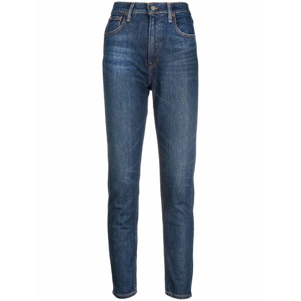 ラルフローレン レディース ジーンズズボン下 ボトムス High-rise skinny jeans Blue