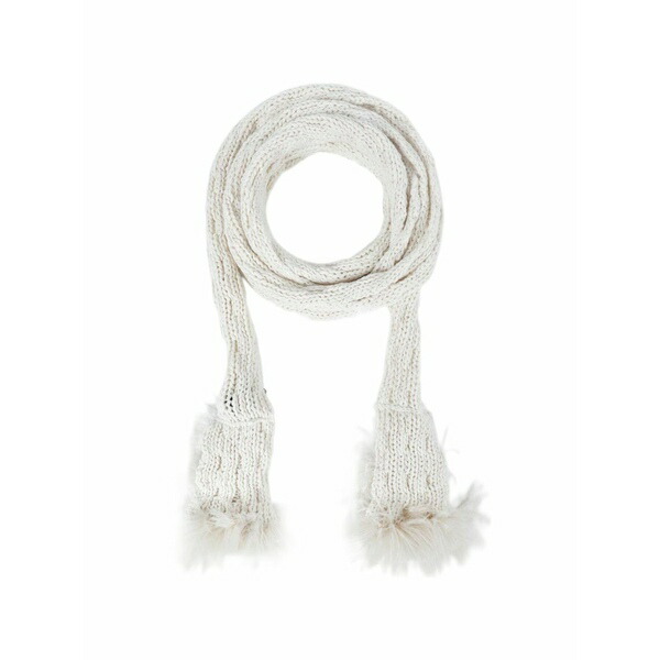 アン ドゥムルメステール レディース えり巻き・袈裟・えり巻き 付属物 Rae knitted feather scarf Neutrals