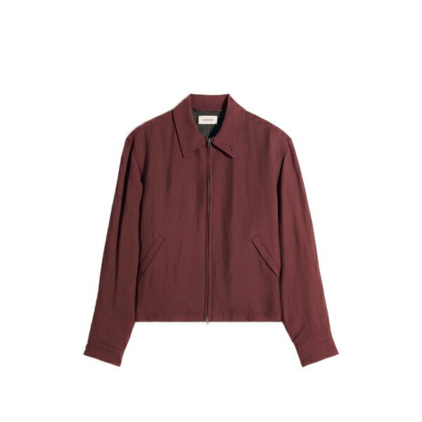 ルメール メンズ ジャケット＆ブルゾン アウター Zip-up jacket Red｜asty