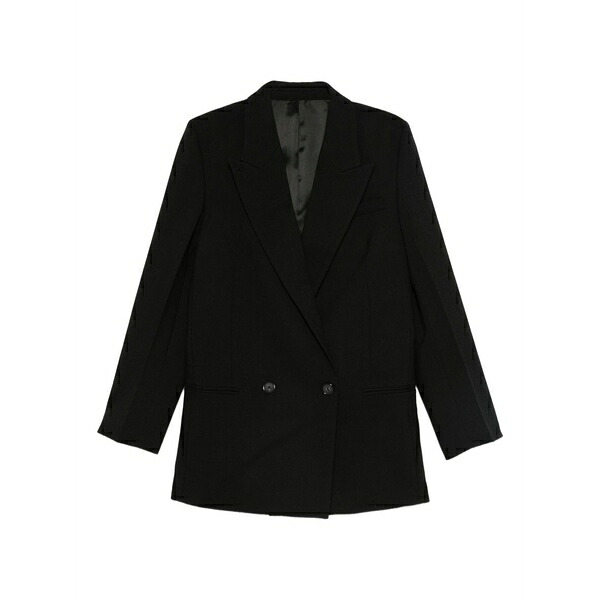 トーテム レディース 上衣＆上衣 アウター Double-breasted shield blazer Black