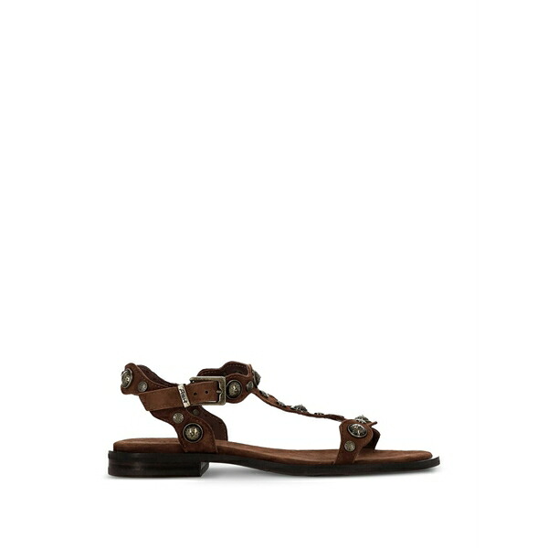 アッシュ レディース サンダル シューズ Phanny studded sandals Brown|asty