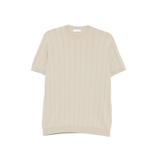 ディクタット メンズ 編み物\u0026プルオーバー アウター Vertical-ribbed sweater Neutrals