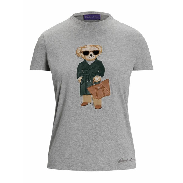 ラルフローレン レディース Tシャツ トップス Polo bear t-shirt Grey｜asty