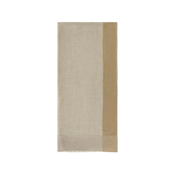 ポールアンドシャーク レディース 消音装置・袈裟・えり巻き 佩び物 Colour-block frayed scarf Neutrals