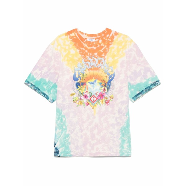 カサブランカ メンズ プルオーバー トップス Surf-trip tie-dye t-shirt  Purple