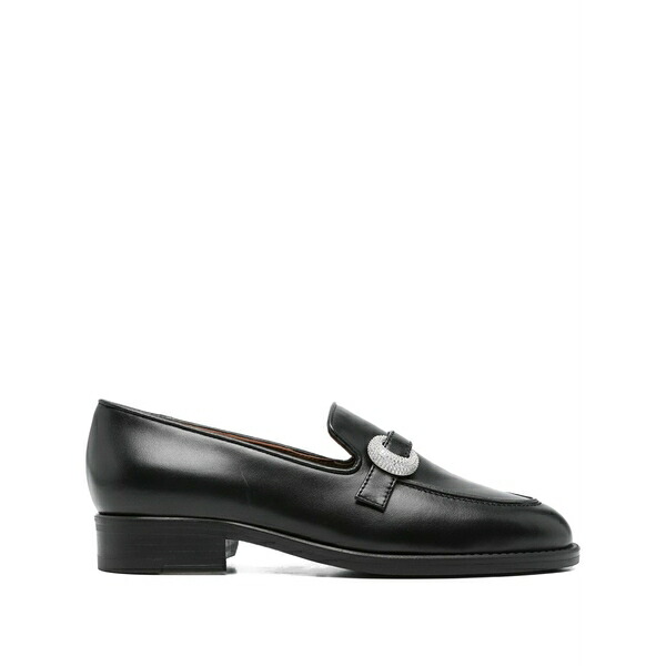 ジュゼッペザノッティ レディース スリッポン・ローファー シューズ Leather loafers Black