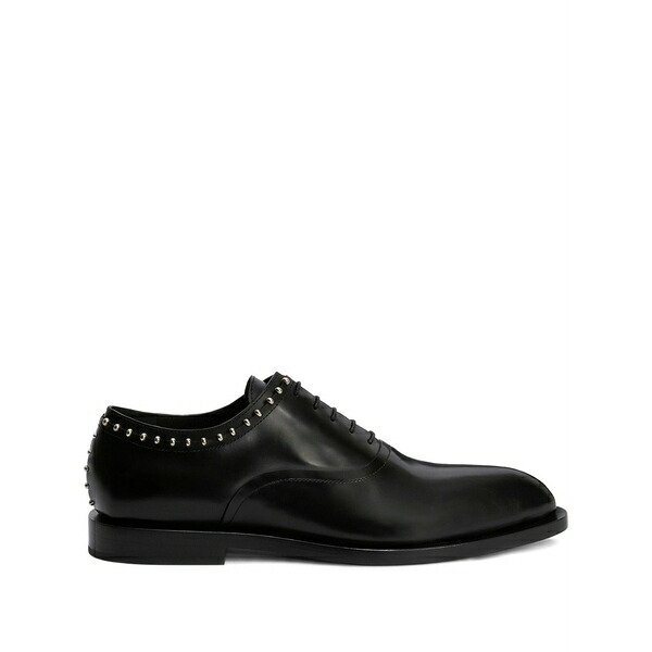 ジル・サンダー メンズ ドレスシューズ シューズ Stud-embellished oxford shoes Black｜asty